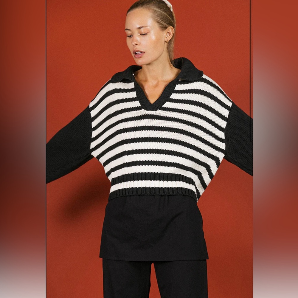 Ciao Lucia Venezia Polo Block Stripe